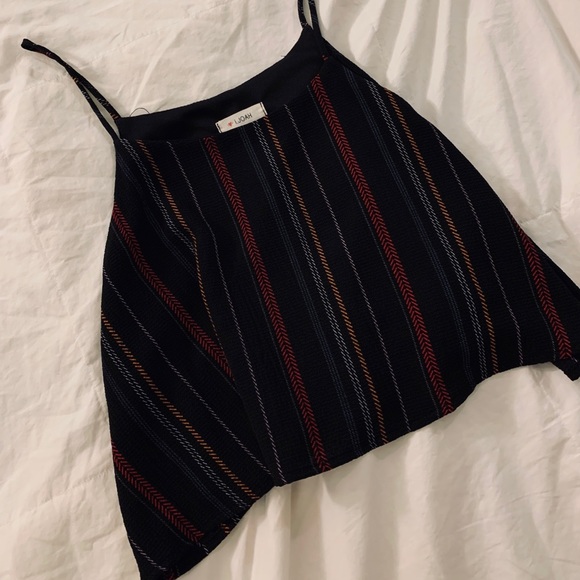 striped cropped top - Picture 1 of 3